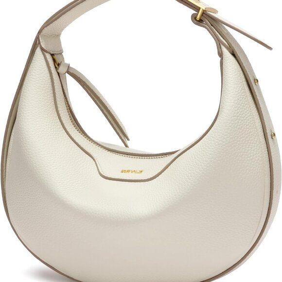 Women’s Leather Crossbody Hobo Bag Trendy Compact Shoulder Purse - Picture 1 of 6
